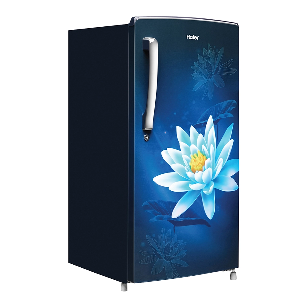 Haier 175L 2 Star Direct Cool Single Door Refrigerator with Toughened Glass Shelf - HRD-1962CBL-N